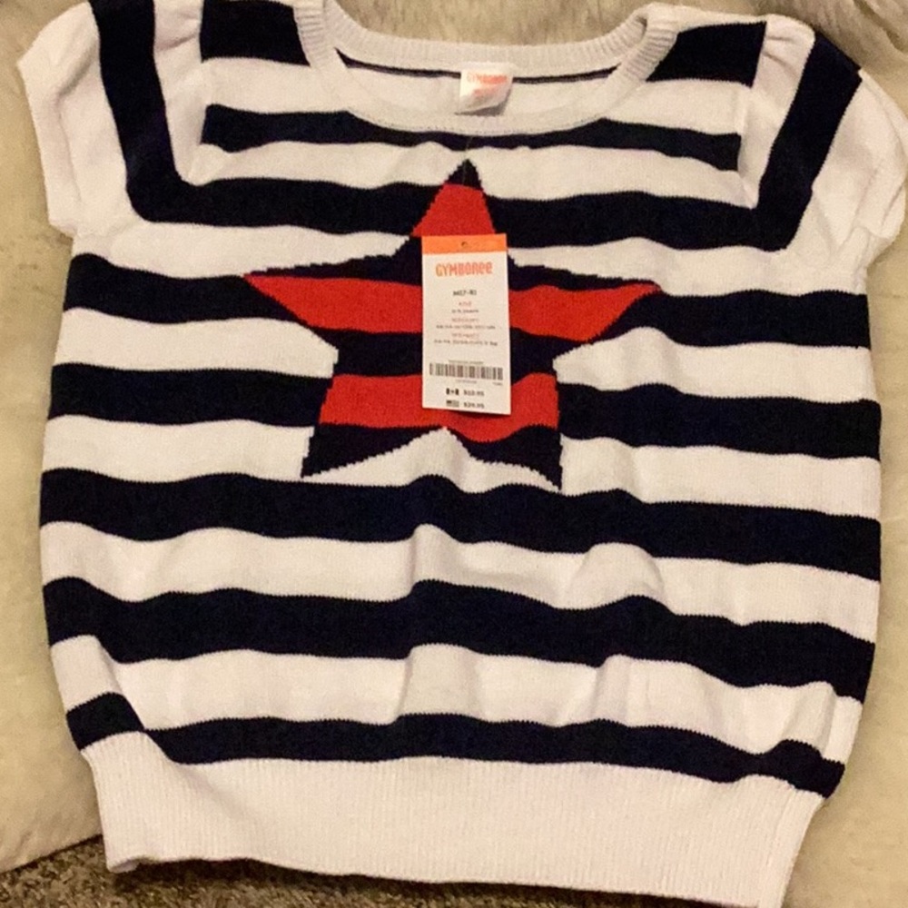 Gymboree top 7/8 NWT